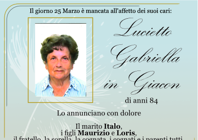Lucietto Gabriella